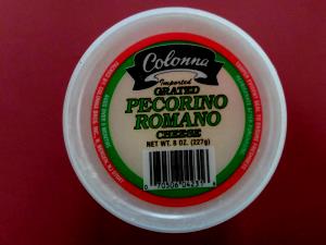 1 tbsp Grated Pecorino Romano Cheese