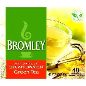 1 tea bag (1.4 g) Green Tea Naturally Decaffeinated Tea Bags