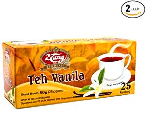 1 tea bag (2 g) Vanilla & Cinnamon Black Tea