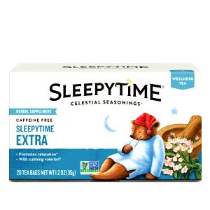 1 tea bag (8 oz) Sleepytime Extra