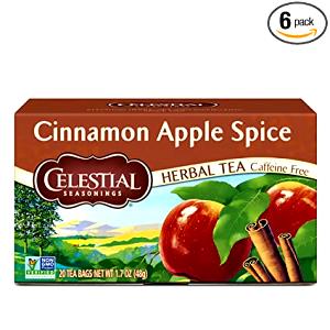 1 tea bag Cinnamon Apple Spice Tea