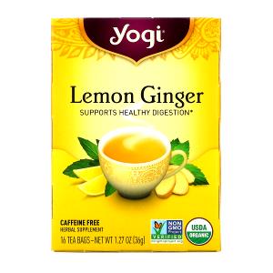 1 tea bag Lemon Ginger Caffeine Free Herbal Tea