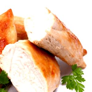 1 Thick Slice (approx 2" X 1-1/2" X 3/8") Chicken Breast