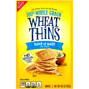 1 Thin Square Wheat Crackers (Low Salt)