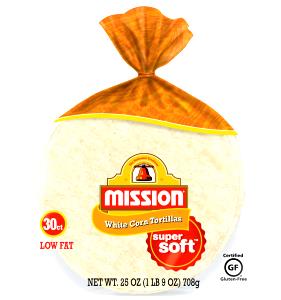 1 tortilla (25.5 g) White Corn Tortilla (Soft Taco Size)