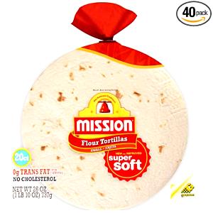 1 tortilla (32 g) Flour Tortillas (Fajita Size)