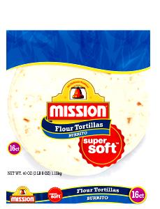 1 tortilla (40 g) Flour Tortillas