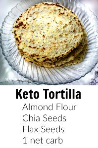 1 tortilla (42 g) Chia Seed Flour Tortillas