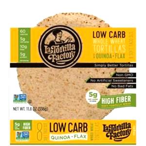 1 tortilla (42 g) Low Carb Tortillas