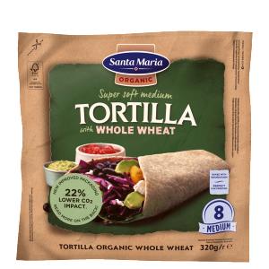 1 tortilla (42 g) Organic Whole Wheat & Corn Flour Tortillas