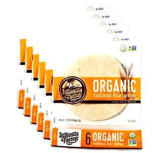 1 tortilla (43 g) Traditional Flour Organic Tortillas