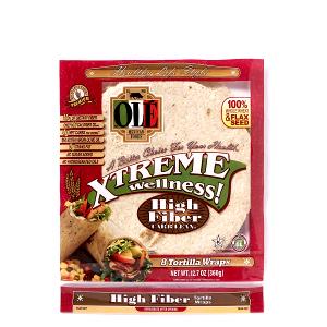 1 tortilla (45 g) Low Fat High Fiber Tortilla