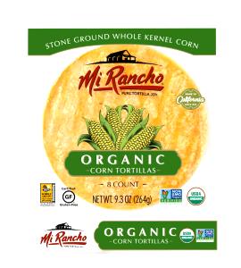 1 tortilla (45 g) Organic Corn Tortillas (45g)