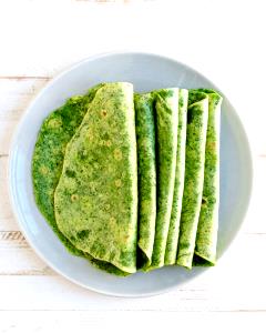 1 tortilla (45 g) Spinach & Herbs Flour Tortillas