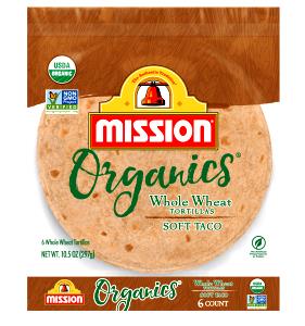 1 tortilla (47 g) Organic Whole Wheat Tortillas