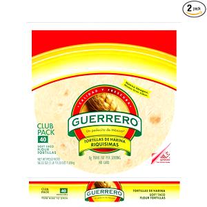 1 tortilla (58 g) Soft Taco Flour Tortilla