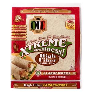 1 tortilla (71 g) Extreme Wellness High Fiber Large Wraps