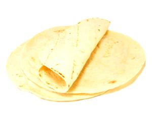 1 Tortilla (approx 10" Dia) Flour Tortillas (Without Added Calcium)