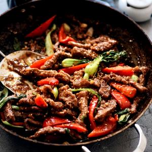 1 tray (230 g) Oriental Ginger Beef Stir Fry