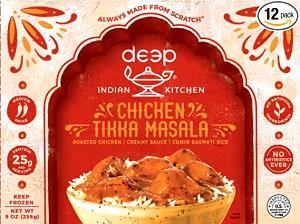 1 tray (241 g) Chicken Tikka Masala with Cumin Flavored Basmati Rice