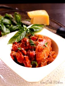 1 tray (248 g) Chicken Cacciatore