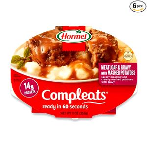 1 tray (255 g) Compleats Meatloaf with Potatoes & Gravy