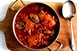 1 tray (283 g) Chicken Cacciatore