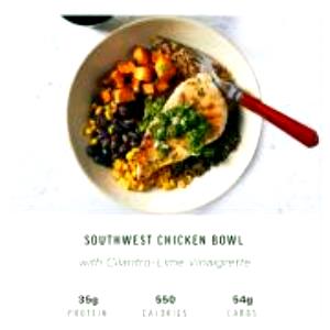 1 tray (376 g) Southwest Chicken Bowl