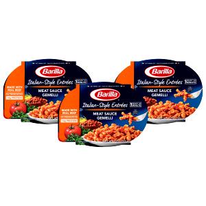 1 tray (9 oz) Italian Entrees Meat Sauce Gemelli