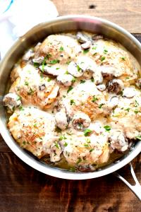 1 tray Chicken with Creamy Mushroom Sauce