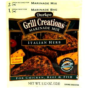 1 tsp (3 g) Grill Creations Italian Herb Dry Marinade Mix