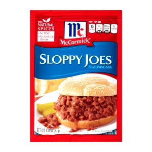 1 tsp dry mix (4.5 g) Sloppy Joes Seasoning Mix