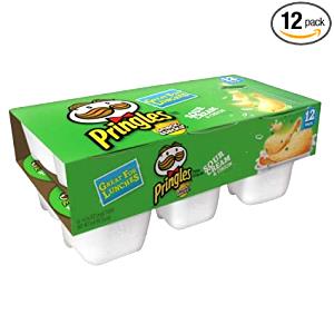 1 tub (0.74 oz) Snack Stacks Sour Cream & Onion Potato Crisps