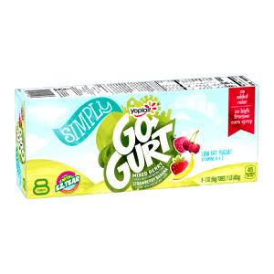 1 tube (56 g) Simply Go-Gurt Strawberry