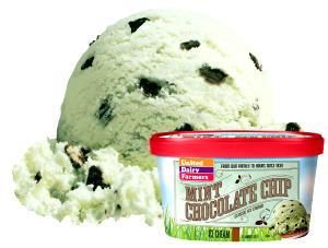 1 unit (99 g) Mint Chocolate Chip Premium Ice Cream Cups