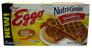 1 Waffle Waffle, Strawberry Filled, Nutri Grain