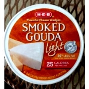 1 wedge (19 g) Smoked Gouda Light