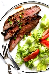 1 whole steak (32 oz) Marinated Flank Steak