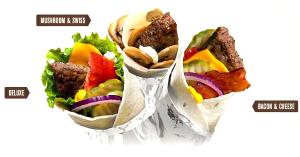 1 wrap (170 g) Angus Deluxe Snack Wrap