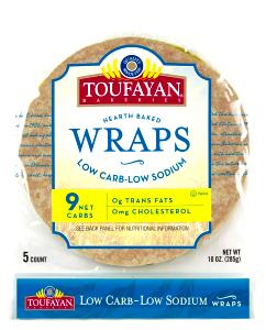 1 wrap (2 oz) Low Carb-Low Sodium Wraps