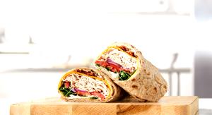 1 wrap (252 g) Roast Turkey Ranch and Bacon Wrap (No Dressing or Cheese)