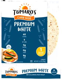 1 wrap (40 g) Low-in-Carb Premium White Wrap