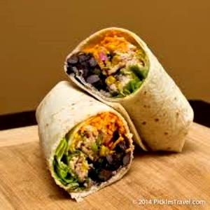 1 wrap Santa Fe Chicken Wrap