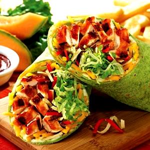 1 wrap Whiskey River BBQ Chicken Wrap