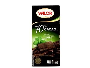 10 blocks (42 g) 70% Dark Chocolate with Mint