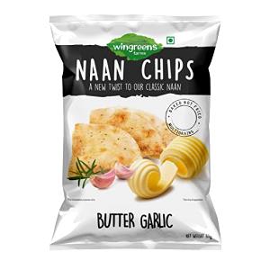 10 chips (28 g) Naan Chips Garlic