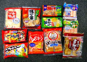 10 crackers (28 g) Japanese Sticky Rice Snacks