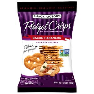 10 crackers (28 g) Pretzel Crisps - Bacon Habanero