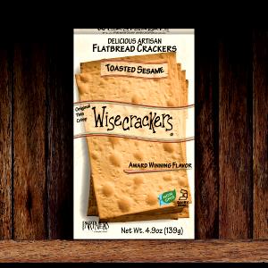 10 crackers (28 g) Wisecrackers Toasted Sesame