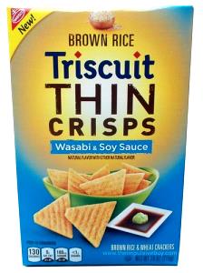 10 crackers (30 g) Thin Crisps Wasabi & Soy Sauce